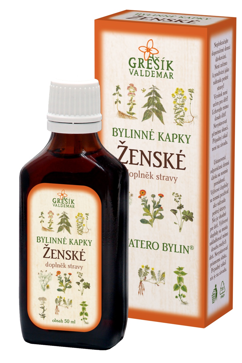 Grešík Ženské bylinné kapky 50 ml