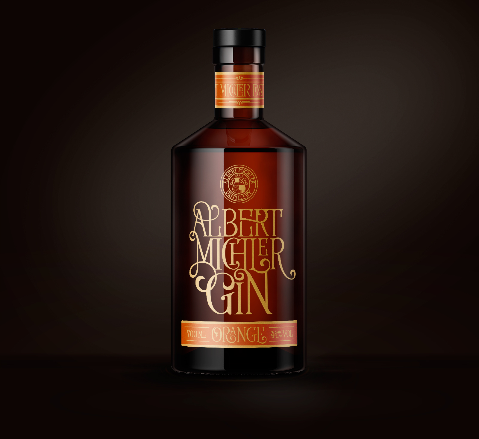 Albert Michler Gin Orange 44% 0,7l