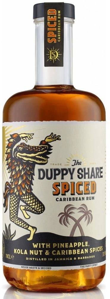 Duppy Share Spiced Caribbean Rum 37,5% 0,7l