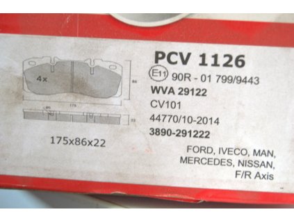 brzdove desky PCV 1126 3890-291222