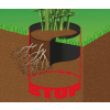 NATURE Protikořenová bariéra fólie 0,7x10 m HDPE černá 2mm