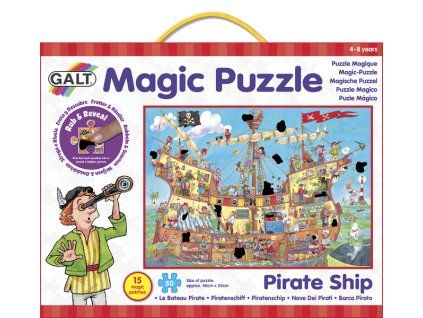 Magické puzzle – pirátská loď 2