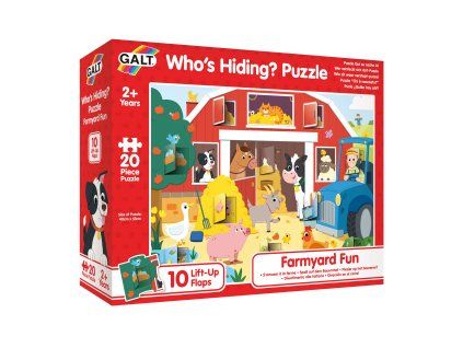 Puzzle schovávačka - Farma