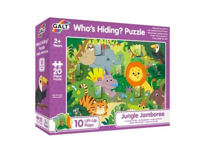 Puzzle schovávačka - Džungle