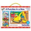 4 Puzzle v krabici - Dopravní prostředky