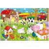 Velké podlahové puzzle – na farmě