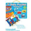 Puzzle pro nejmenší – dopravní prostředky 2.