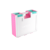 Gamegenic: Game Castle Pink/White/Teal