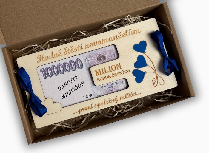 Jak darovat peníze jako svatební dar