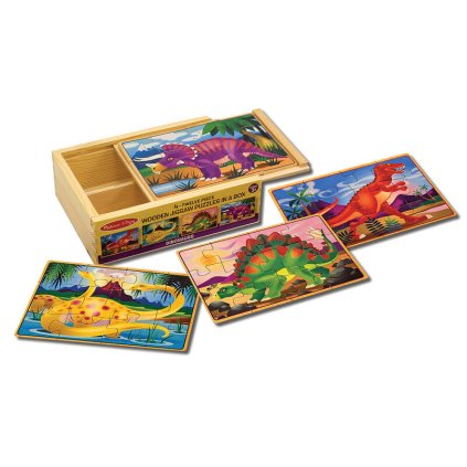 MELISSA & DOUG Dřevěné puzzle DINO