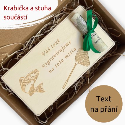 Karta na peníze - PRO RYBÁŘE - Váš text