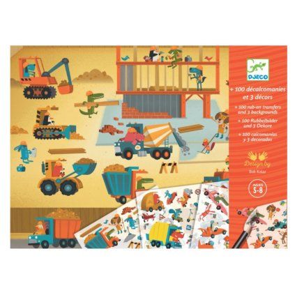 DJECO Sada s propisovacími obrázky Auta (3)