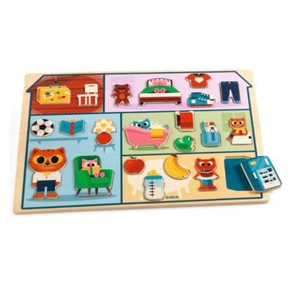 DJECO Vkládací puzzle Domeček (1)