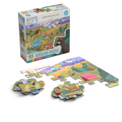 KukiKuk Véééliké puzzle Na výletě (1)