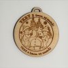 Dřevěná medaile - APALUCHA - ZIMA 1