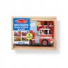 MELISSA & DOUG Dřevěné puzzle DOPRAVNÍ PROSTŘEDKY