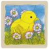 GOKI dřevěné vrstvené puzzle SLEPIČKA