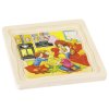 GOKI dřevěné vrstvené puzzle MŮJ DEN
