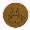 Korkové podtácky pro děti - KOČIČKA