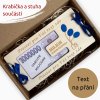 Dřevěné pouzdro na peníze - MILION - Váš text