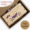 Dřevěné pouzdro na peníze - SVATEBNÍ KOLO - Váš text