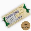 Dřevěné pouzdro na peníze - MILION STUDENT - Váš text
