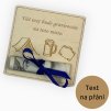 Malá dárková karta na peníze - DŮCHOD - Váš text