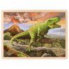 GOKI dřevěné puzzle T-Rex