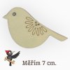Dekorace k tvoření - ptáček