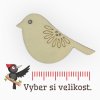 Dekorace k tvoření - ptáček
