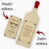 Svatební dar - peníze - LÁHEV VÍNA