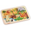 Dřevěné vkládací puzzle ZOO CHUNKY