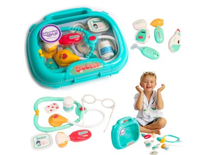 WOOPIE Malý doktorský set v kufri + príslušenstvo