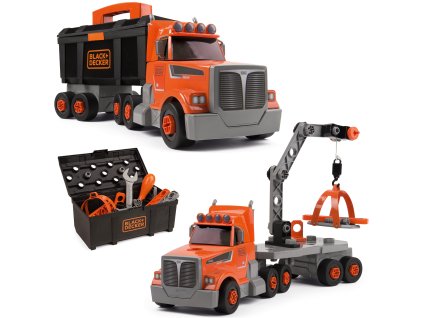 SMOBY Cisterna 3v1 Black+Decker + 60 ks príslušenstva