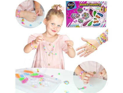 WOOPIE ART&FUN Súprava na výrobu šperkov náramkov a príveskov + prstene a náušnice s motýľmi