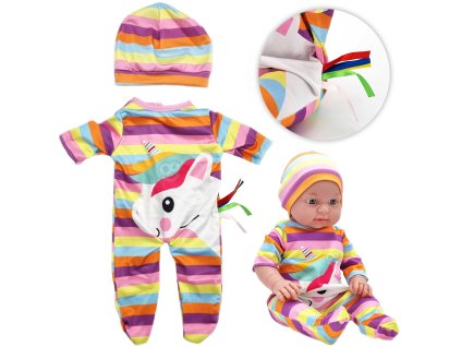 Súprava oblečenia pre bábiku s klobúkom 43-46 cm WOOPIE ROYAL