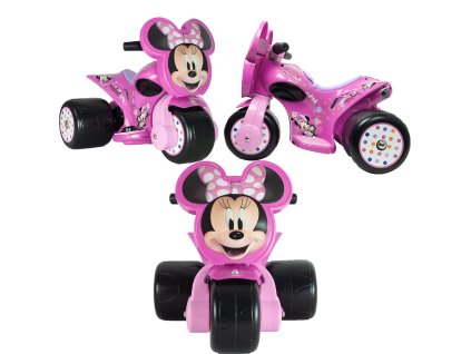 INJUSA Minnie Mouse Samurai trojkolka 6V pre deti