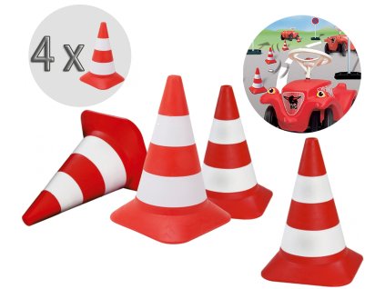 BIG Cestné kužele - Sada 4 ks kužeľov