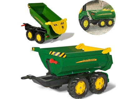 Rolly Toys rollyHalfpipe John Deere sklápací príves