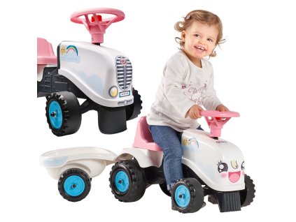 FALK Dúhový traktor s prívesom od 1 roka