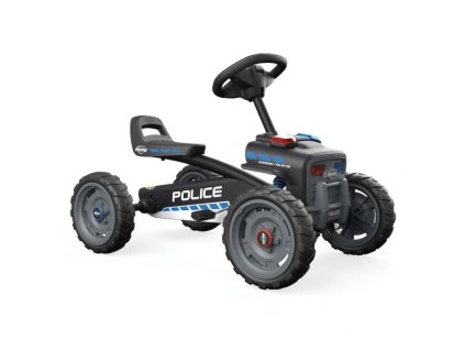 Pedálová motokára Berg Police od 2-5 rokov do 30 kg so zvukom a svetlom
