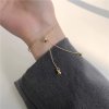 Heart Pendant Drawstring Bracelet