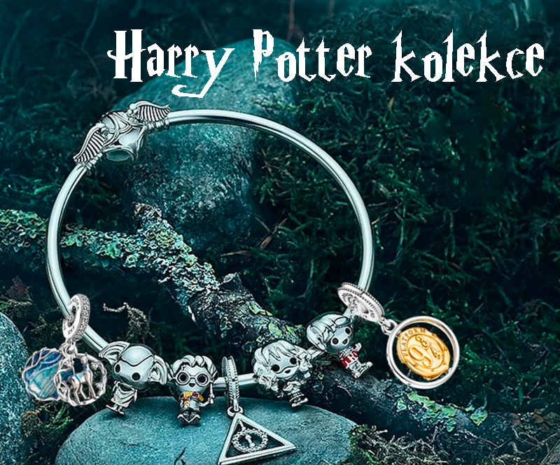Objevte kouzelnický svět šperků inspirovaných nezapomenutelným stylem Harryho Pottera. Naše nová kolekce přináší magii a mystiku do vašeho každodenního života. Každý kousek je pečlivě zpracován, aby zachytil ikonické prvky ze světa kouzel - od symbolů jed