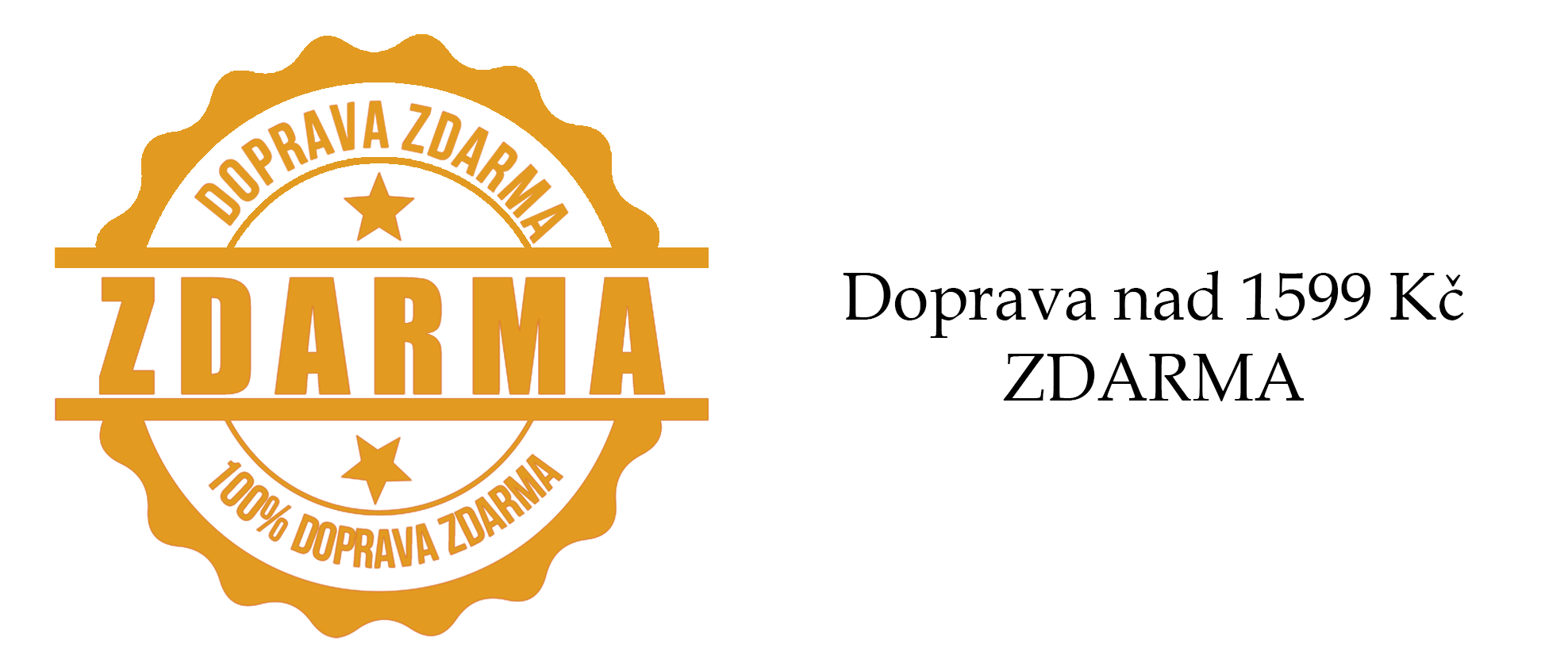 Doprava nad 1599 Kč zdarma