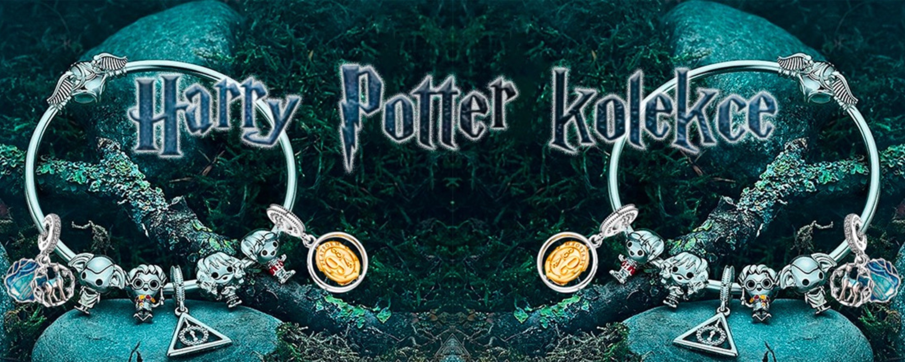 Objevte kouzelnický svět šperků inspirovaných nezapomenutelným stylem Harryho Pottera. Naše nová kolekce přináší magii a mystiku do vašeho každodenního života. Každý kousek je pečlivě zpracován, aby zachytil ikonické prvky ze světa kouzel - od symbolů jed