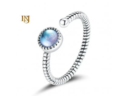 pandjjewellery stribrny prsten kralovsky opal SRUNI36