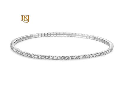 pandjjewellery stribrny naramek bez privesku zarive krystaly hsbr18 1