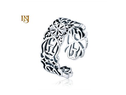 pandjjewellery stribrny prsten kvetinovy venec