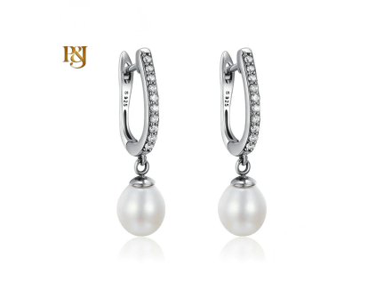 pandjjewellery stribrne nausnice perly