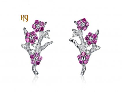 pandjjewellery stribrne nausnice sakura3